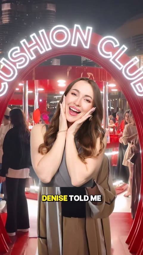 Instagram post by @denise.alexe for Namshi. Caption reads: Went to check out the @namshi x @tirtir_global pop....