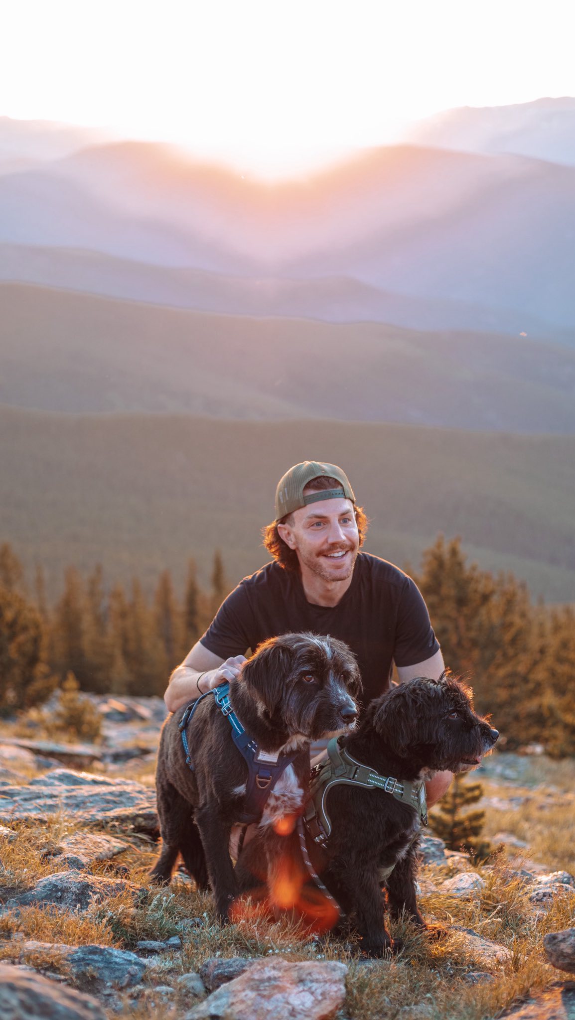 Instagram post by @jordankahana for Blue Buffalo. Caption reads: The Wilderness is calling, and we must go!....