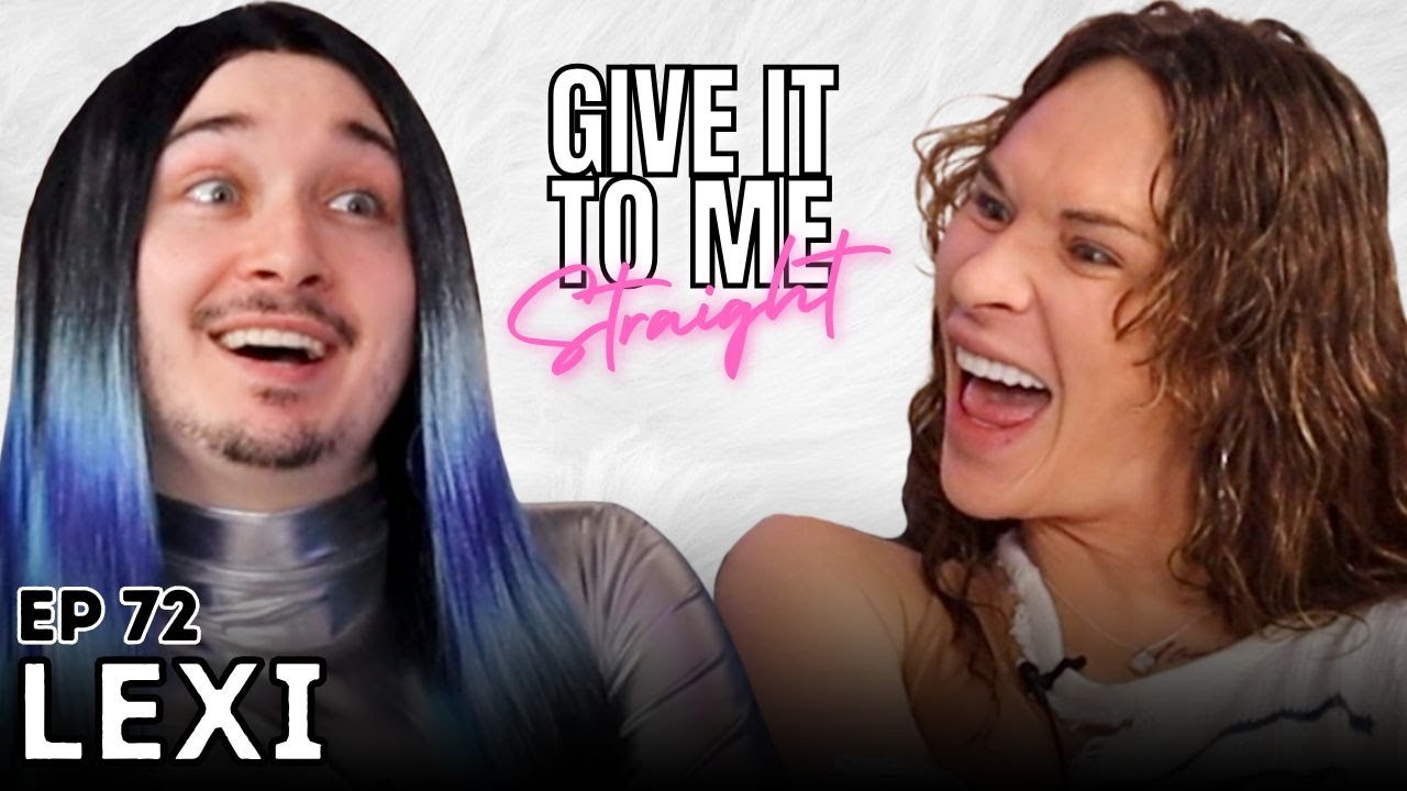 YouTube post by @maddymorphosisofficial for GoFundMe. Caption reads: LEXI | Give It To Me Straight | Ep 72.