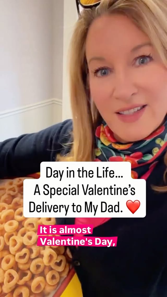 Instagram post by @catiekeogh for Cheerios. Caption reads: [...] cheer goes a long way! ❤️ my dad loves....