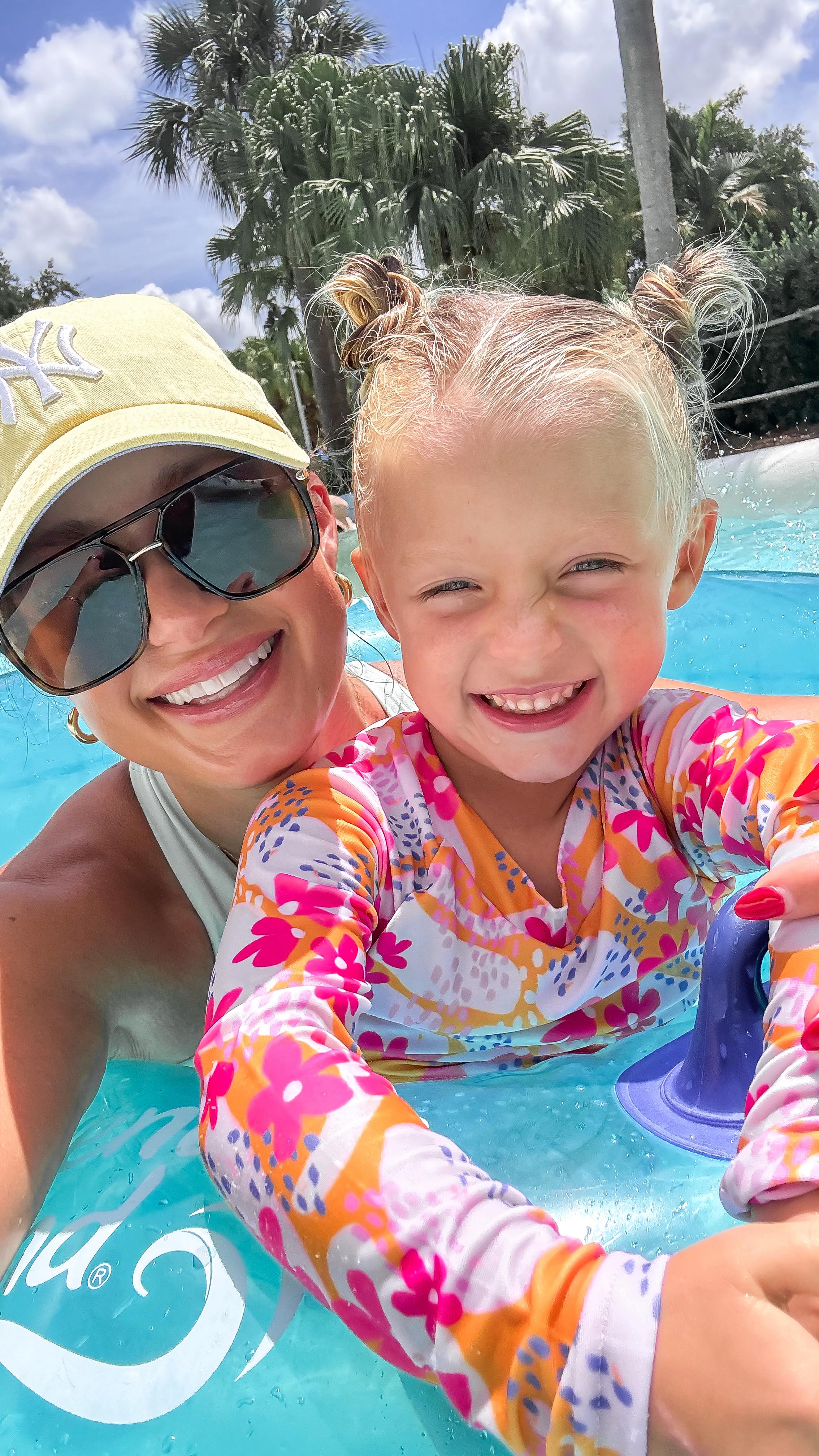 Instagram post by @christianblairvordy for Enfamil. Caption reads: #ad These summer days together are everything 🥹....