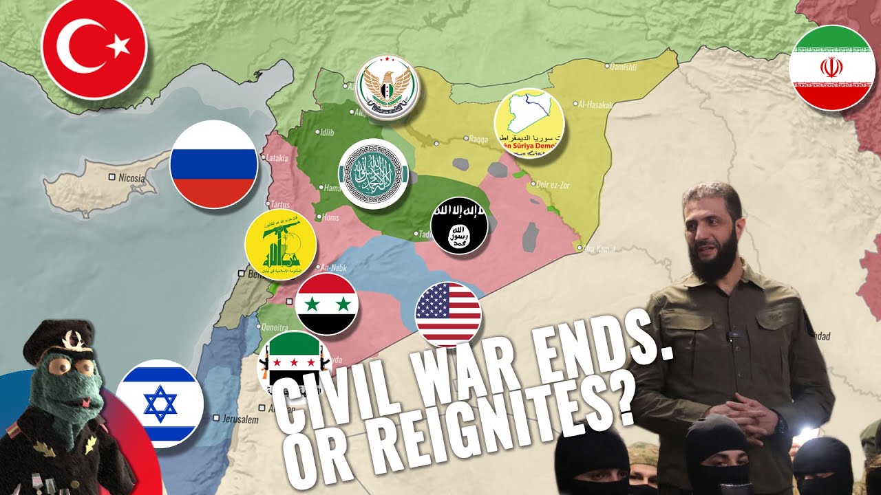 YouTube post by @Binkov for Ekster. Caption reads: How and why did Assad lose Syria in just 12 days?.