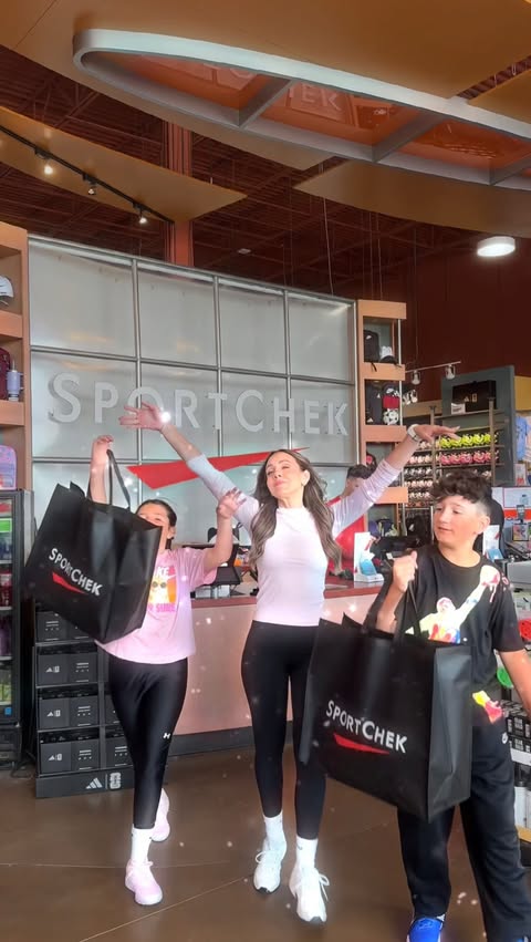 Instagram post by @thelindsaystoneshow for Sport Chek. Caption reads: [...] you need, all in one place with @sportchek .....