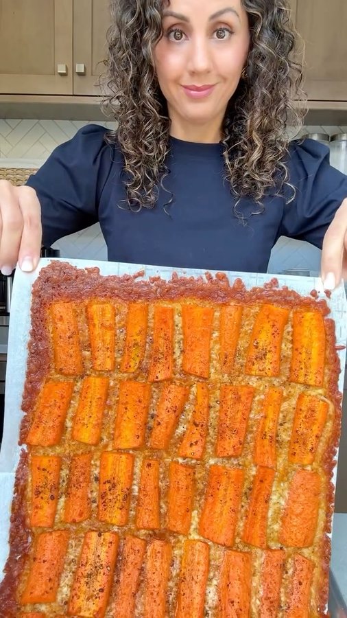 Instagram post by @feelgoodfoodie for Cabot Creamery Cooperative. Caption reads: If you liked the viral crispy onion rings, you’ll....