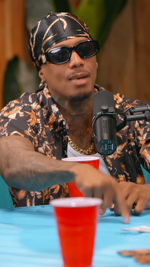 Instagram post by @nickcannon for Wondery. Caption reads: [...] on YouTube! ♠️ @therealcourtneybee....