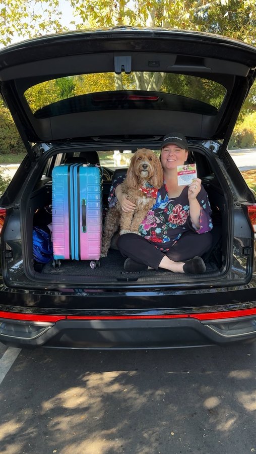 Instagram post by @amazinggraciedoodle for The Dog Agency. Caption reads: K9 Advantix® II - Protecting your dog on every....