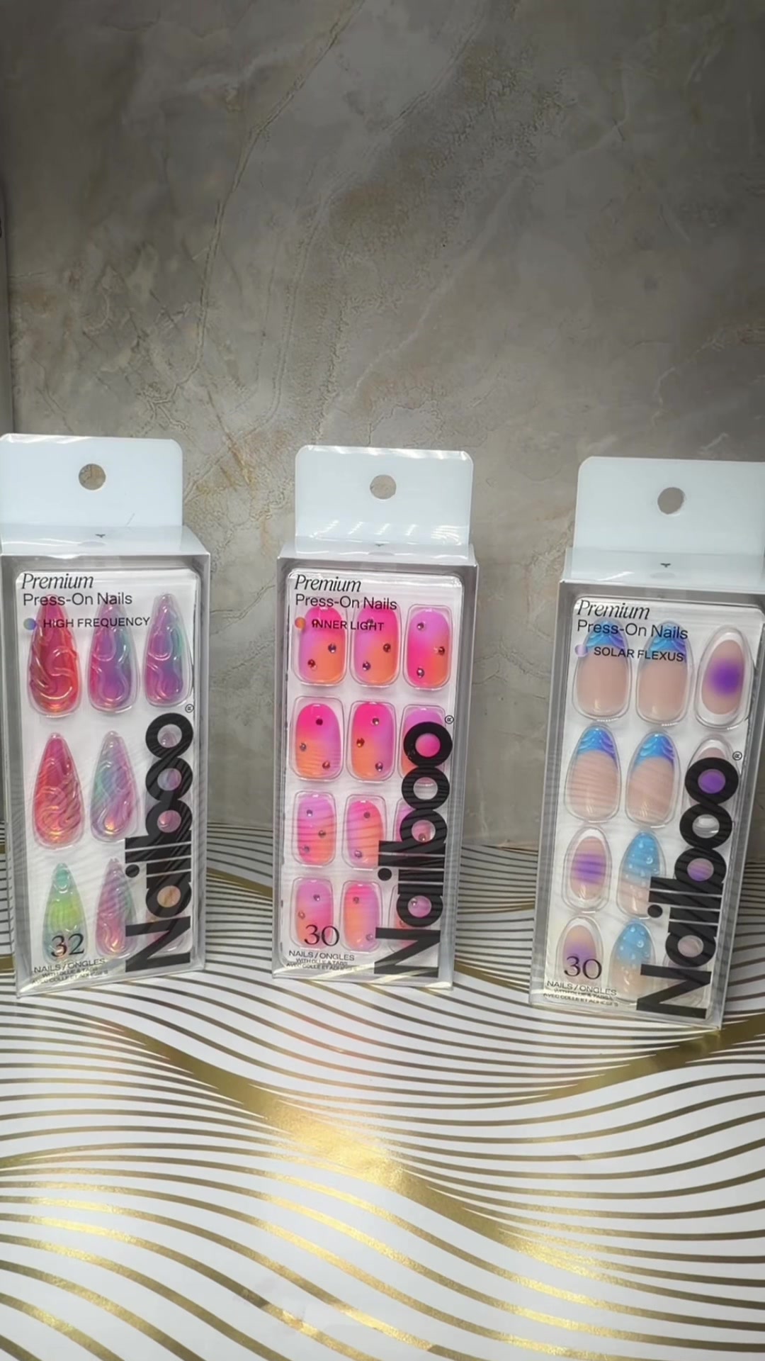 TikTok post by @xo.becksss for Nailboo. Caption reads: I’m SO excited for this collection from @Nailboo....