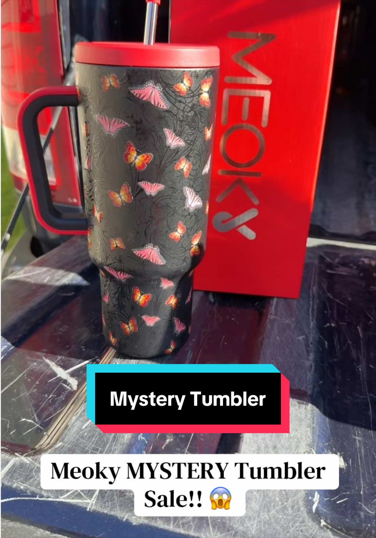 TikTok post by @camillasshop for Meoky Cup. Caption reads: [...] for Mother’s Day! #meoky #mysterycup....