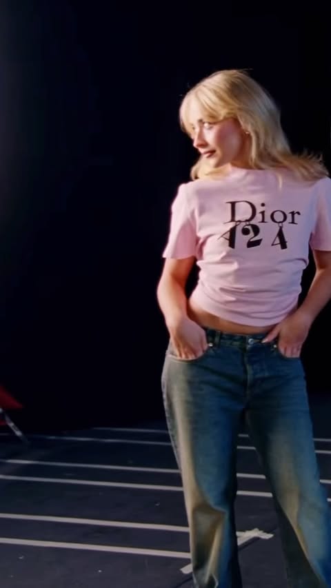 Instagram post by @sabrrecarpenter for Dior. Caption reads: diva🤍 @dior @sabrinacarpenter @teamsabrina [...].