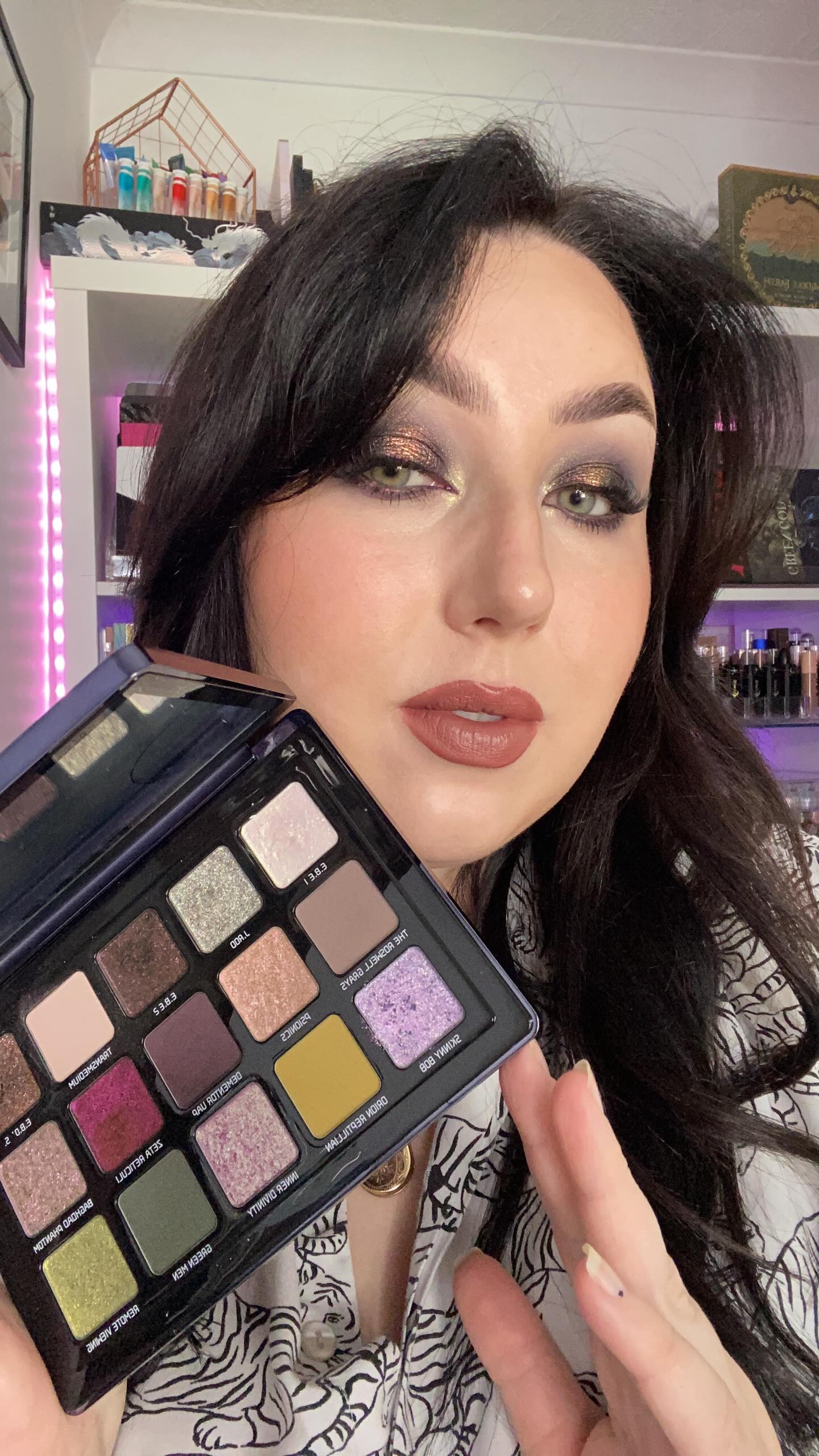 Instagram post by @ceri.t.mua for UNICORN COSMETICS. Caption reads: Feeling spooky!
@adeptcosmetics always bringing....