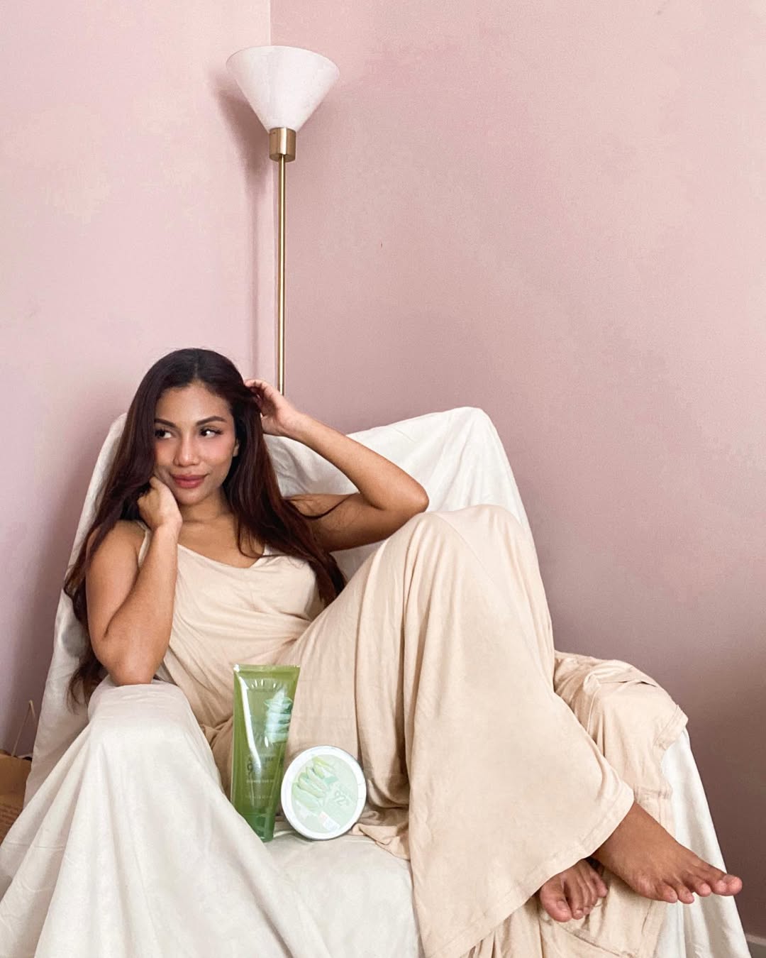 Instagram post by @dianafariza for Nature Republic. Caption reads: The best kind of aloe vera - @naturerepublic_my....