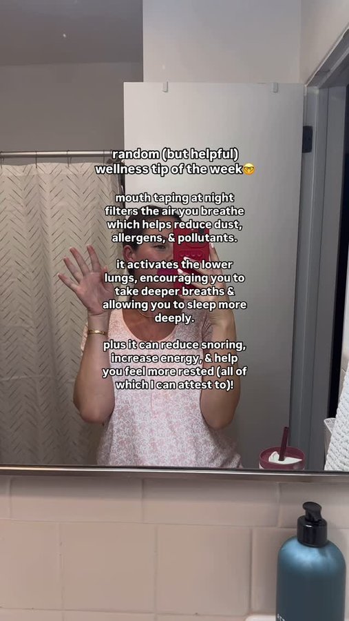 Instagram post by @goodness_with_g for The Chalkboard Mag. Caption reads: Let’s chat MOUTH TAPING🤐

While there aren’t....