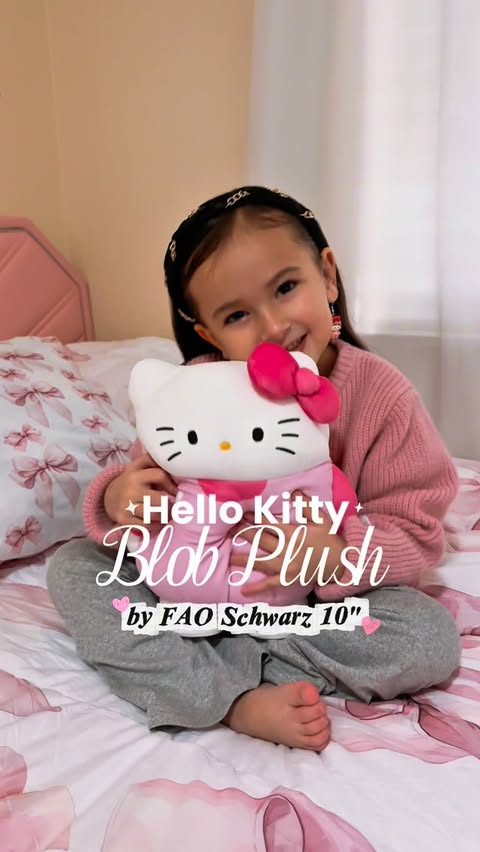 Instagram post by @arybindrup for FAO Schwarz. Caption reads: [...] her most adorable form yet with the....