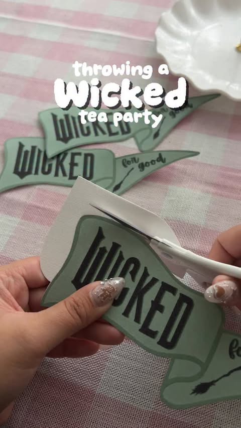 Instagram post by @j.xnah for Betty Crocker. Caption reads: This is your sign to host a Wicked Tea Party 🍵💕....