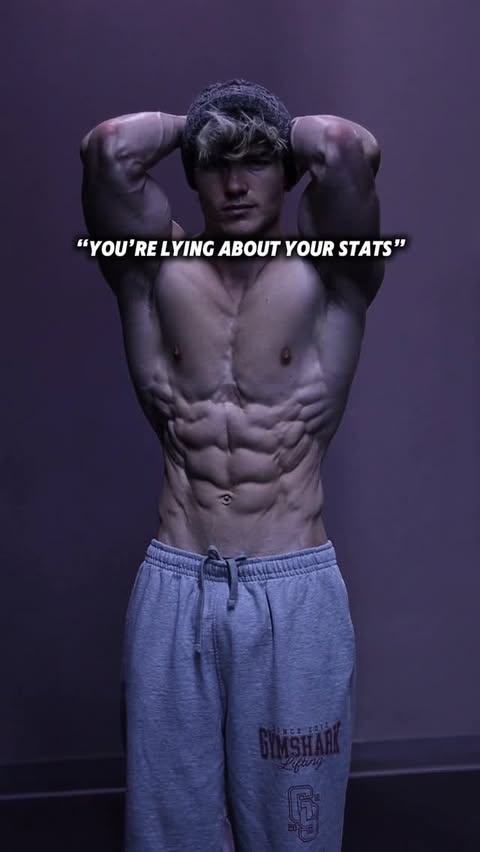 Instagram post by @bjarnson_fitness for Gymshark. Caption reads: [...] my workout split 
-
Wearing @gymshark code....