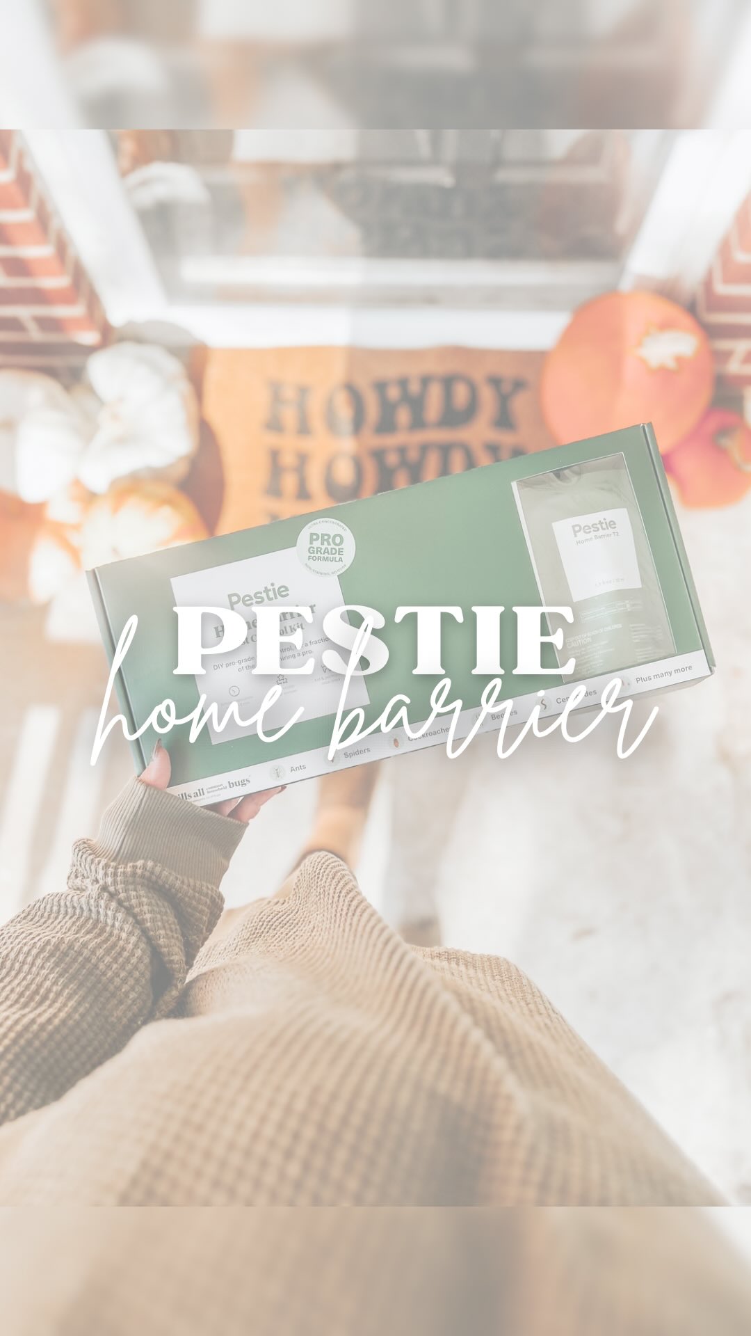 Instagram post by @gabby.bracey for Pestie. Caption reads: CODE: GABBYBRACEY10 | @pestie’s bug free guarantee....