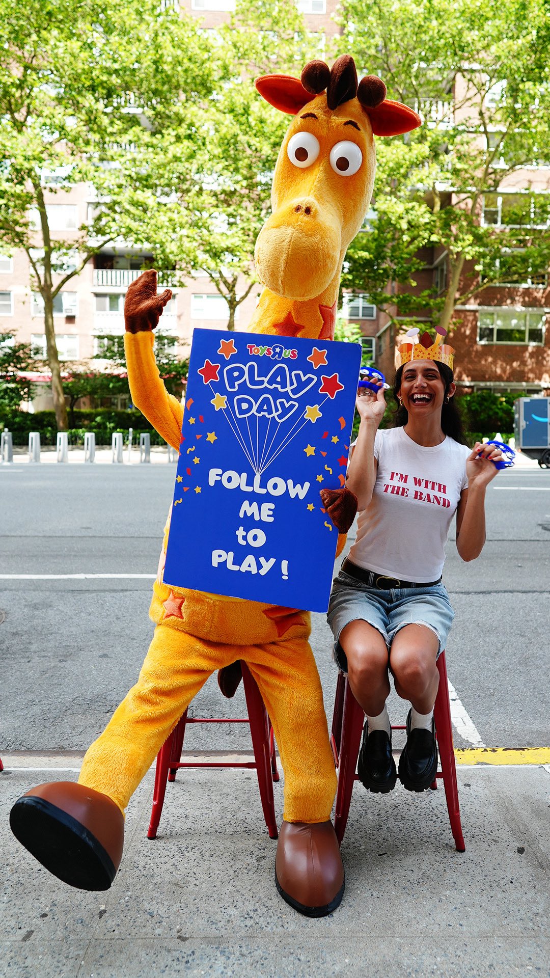 Instagram post by @crosswalkcrush for Toysrus. Caption reads: [...] YOU ready for play day?....