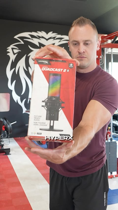Instagram post by @samsonjc22 for HyperX. Caption reads: [...] before I actually started doing it 👀....