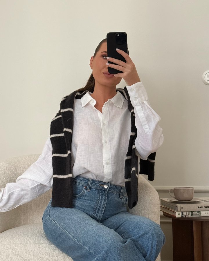 Instagram post by @inesstagram for Cubus. Caption reads: Reklam för @cubusofficial 🤍 The best thing about....