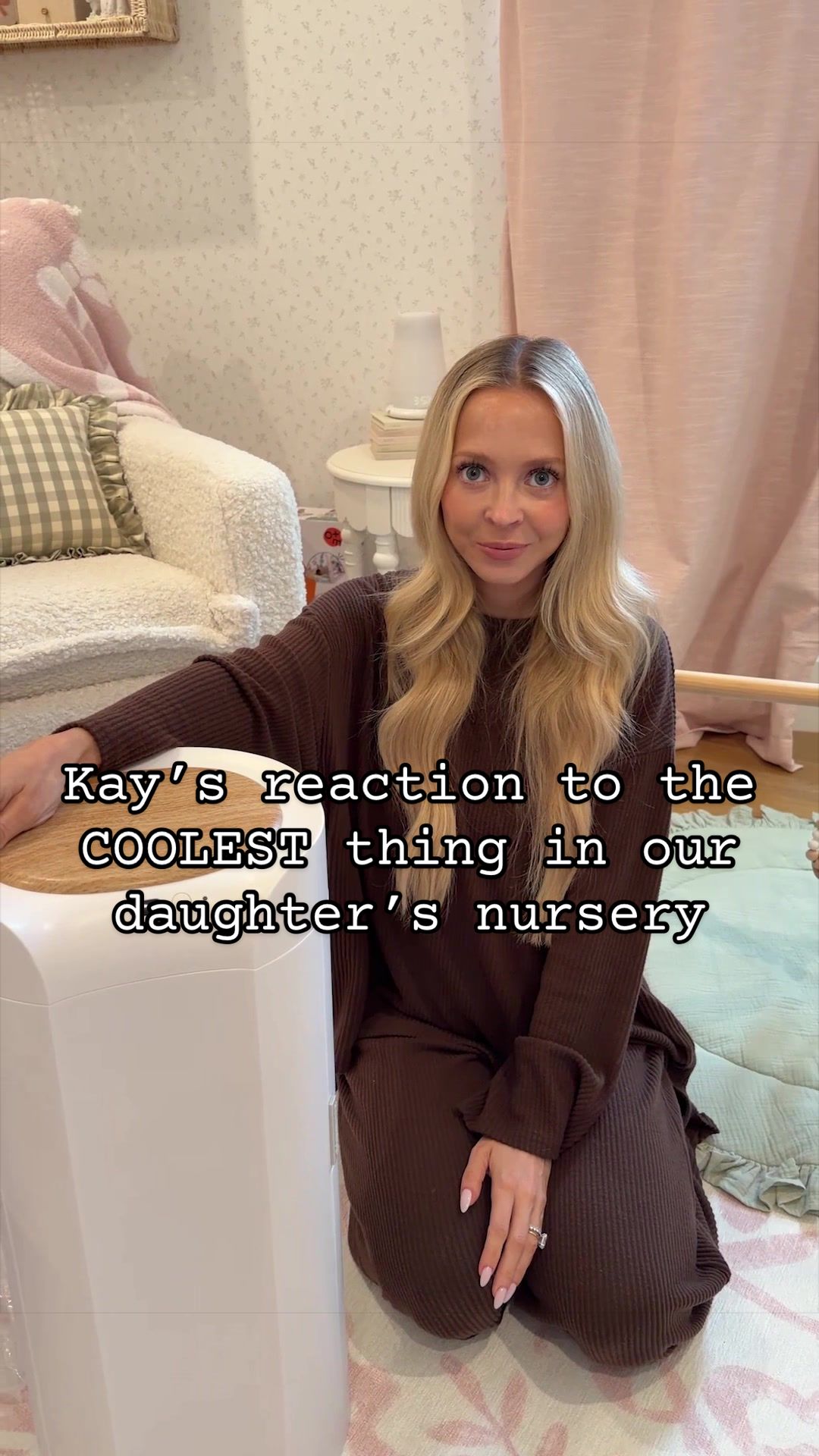 TikTok post by @kayandtayofficial for Jool Baby. Caption reads: [...] to get a special diaper pail from @Jool Baby....