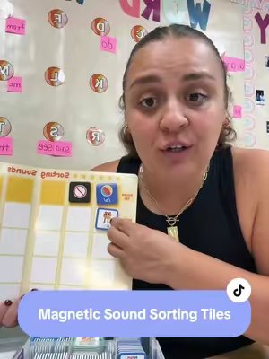 TikTok post by @megchop31 for JoyCat. Caption reads: [...] #teachingphonemicawareness@Joycat Toys.