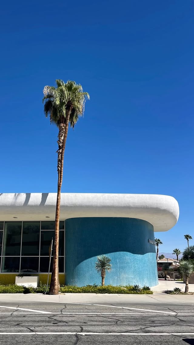 Instagram post by @poloshyyt for HotelTonight. Caption reads: #ad Booked a last-minute Palm Springs escape with....