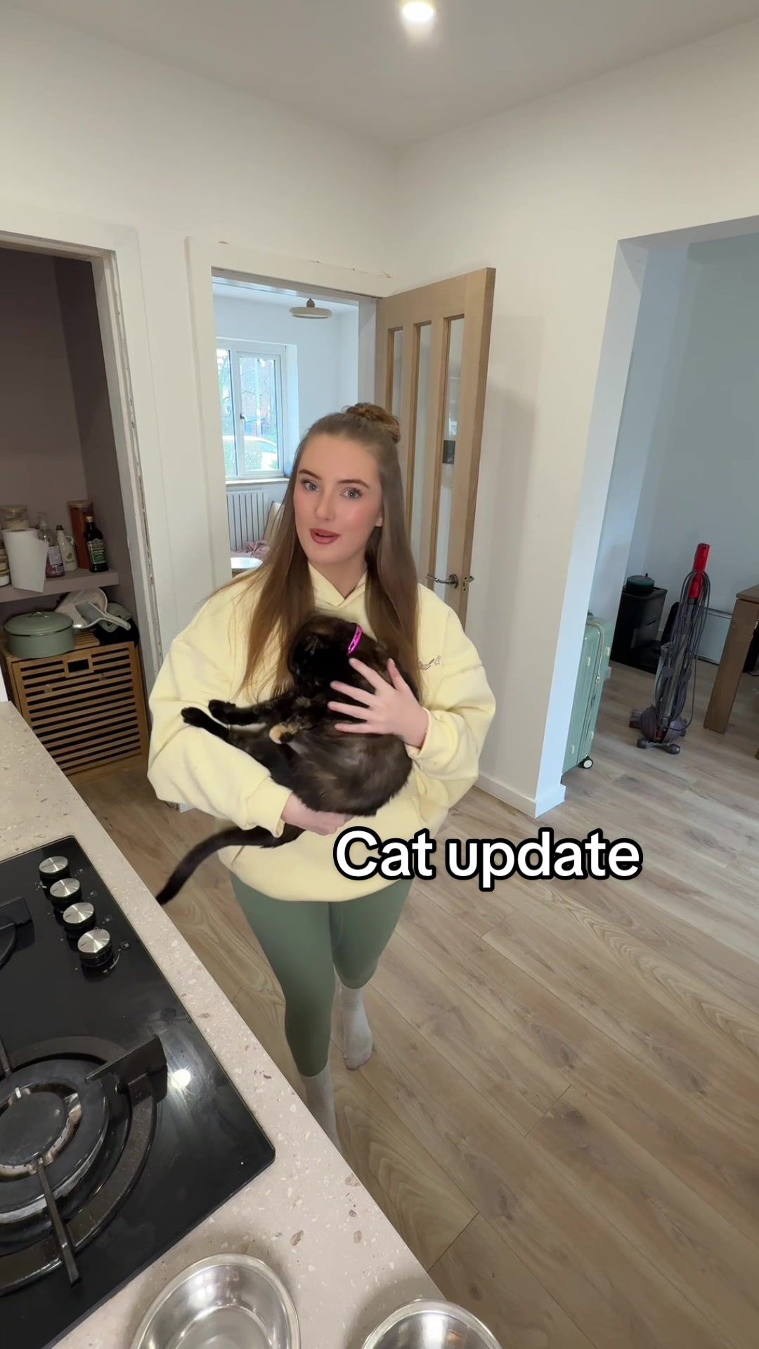 TikTok post by @anyaroscoe for KatKin. Caption reads: [...] use ANYA50 for 50% your first trial box....