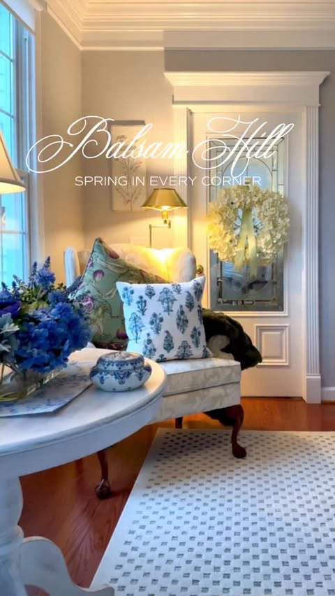 Instagram post by @haverstrawhill for Balsam Hill. Caption reads: [...] + you can use this code @balsamhill for $50....