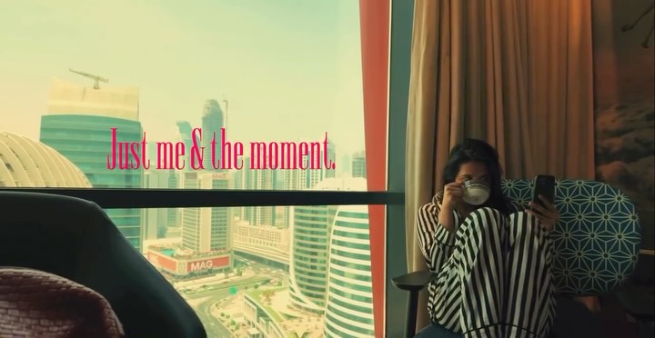 Instagram post by @thehajraawais for Visit Dubai. Caption reads: [...] United Arab Emirates | Burj Khalifa | Visit....