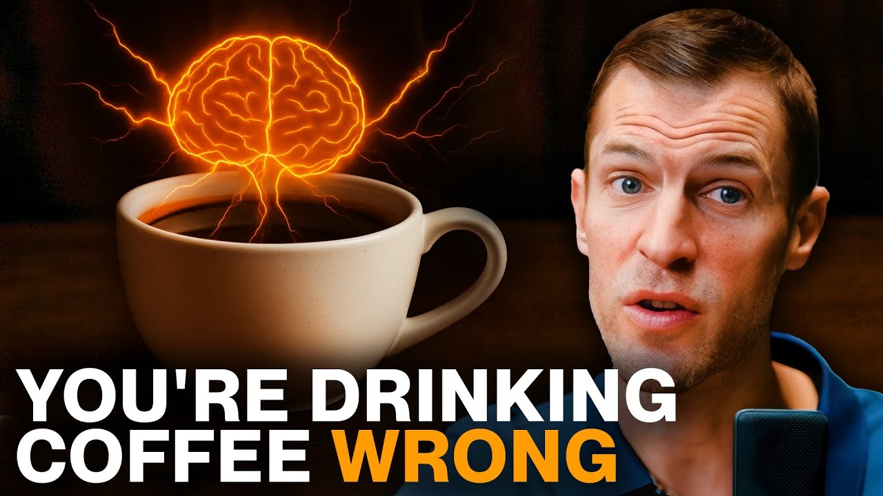 YouTube post by @drjoshaxe for Lifeboost Coffee. Caption reads: How Coffee Affects Your Brain, Hormones, and Gut.