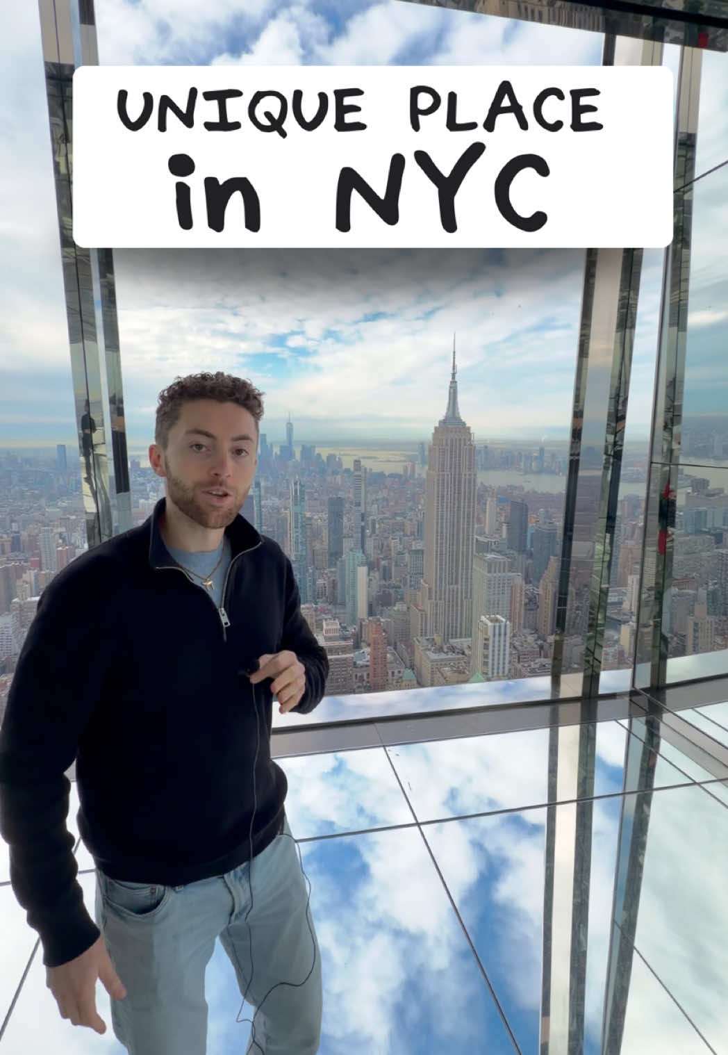 TikTok post by @adamboro for Viator. Caption reads: How did I not know this place exists in NYC… 🤯....