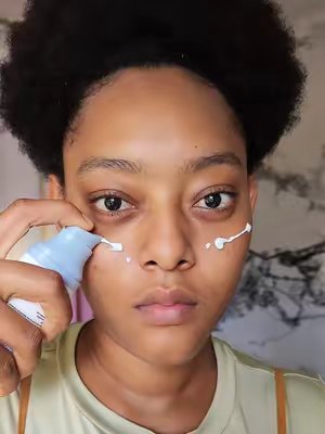 TikTok post by @bethelfashion2 for Hwahae US. Caption reads: Hyalu-Cica Water-Fit Sun Serum UV The Hyalu-Cica....