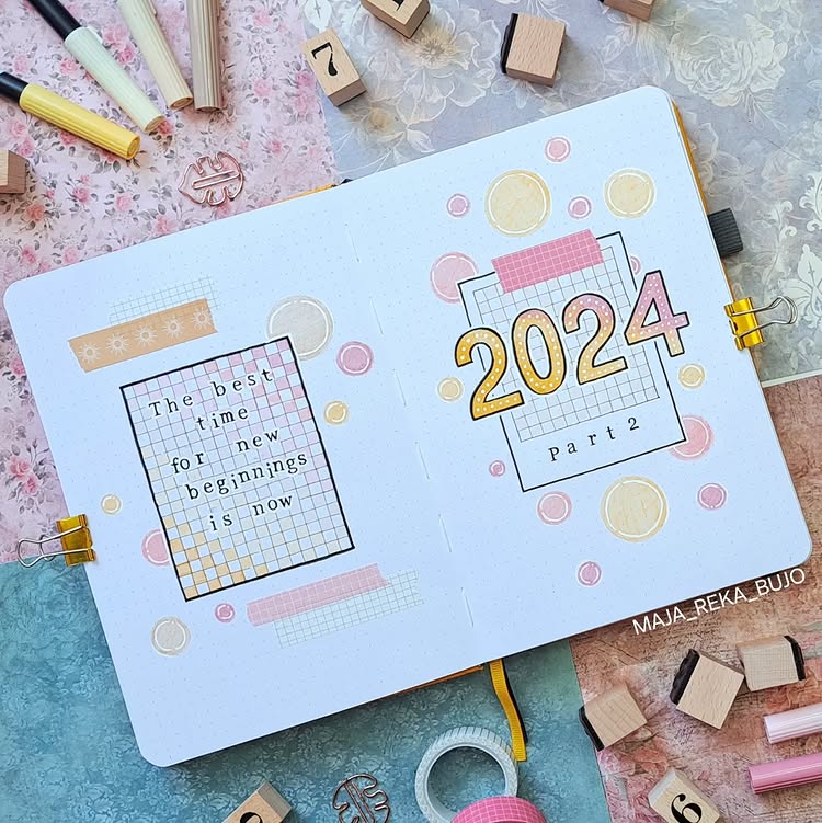 Instagram post by @maja_reka_bujo for Scribbles That Matter. Caption reads: [...] My new journal is once again from....