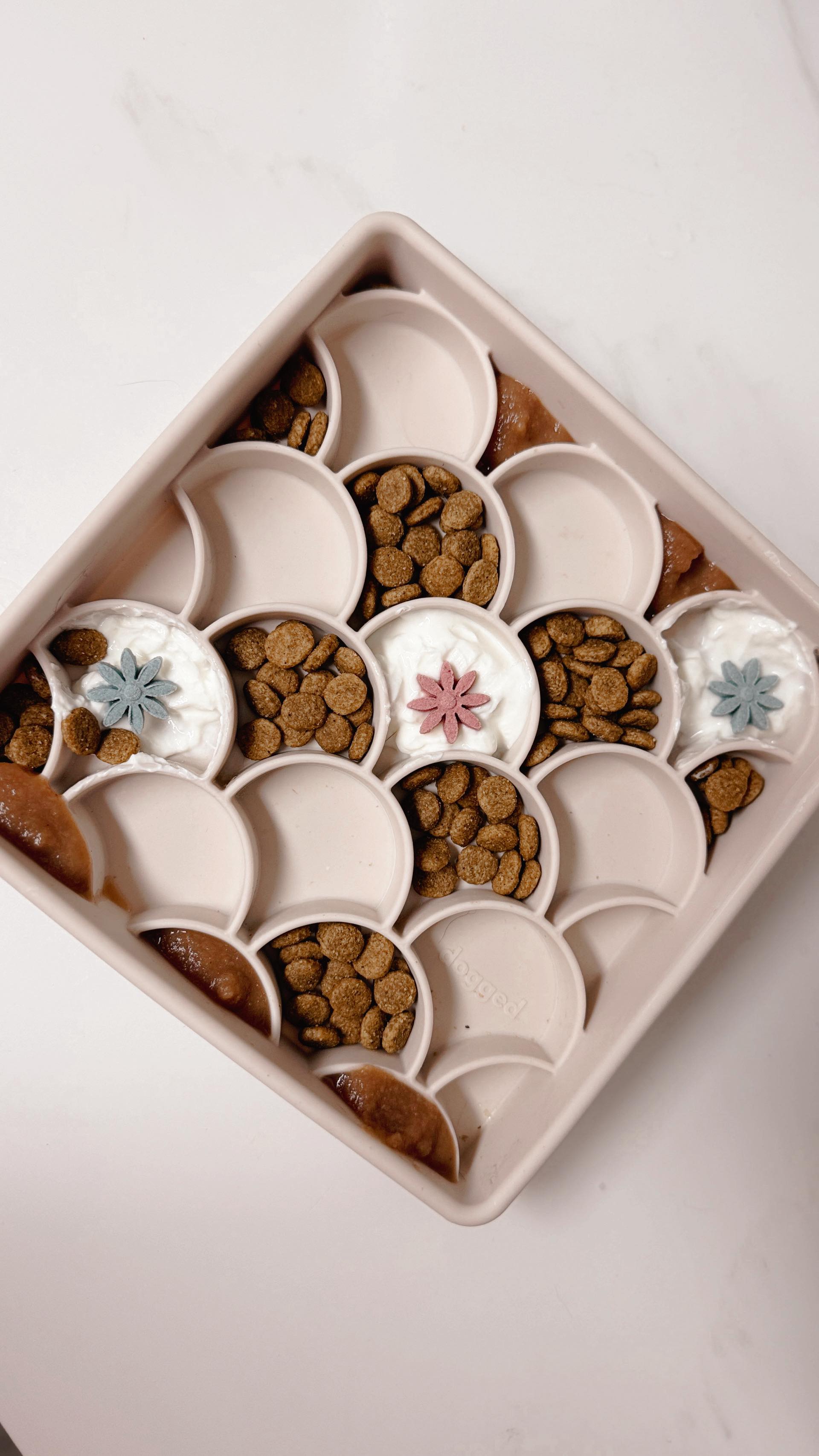 Instagram post by @therominaproject for Dogged. Caption reads: made this up from scratch … 😇.. okieee i lied. i....