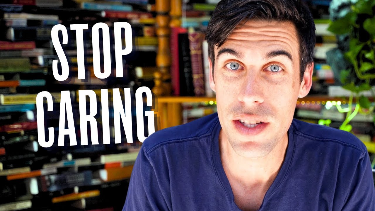 YouTube post by @DailyStoic for Daily Stoic. Caption reads: How To Stop Caring What People Think (12 Stoic....