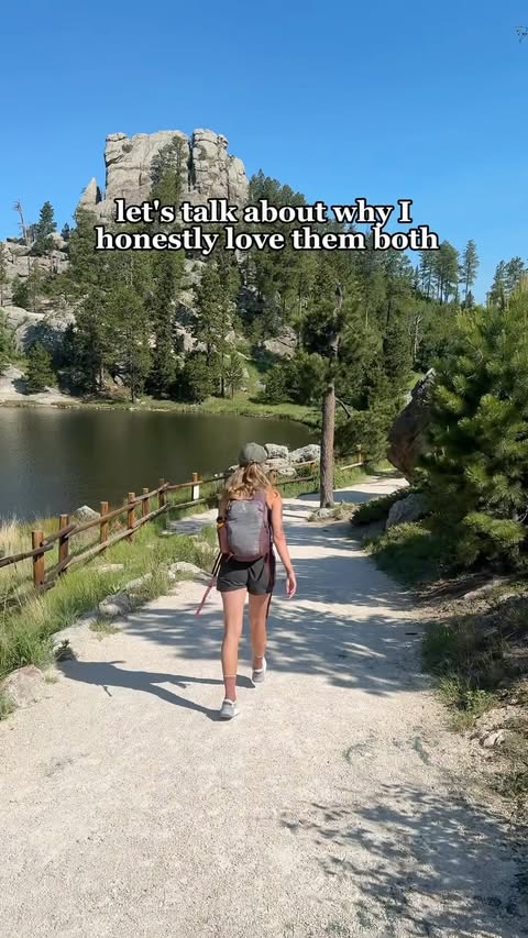 Instagram post by @kristenmayx for Teva. Caption reads: [...] 2 favorite hiking shoe options from @teva....