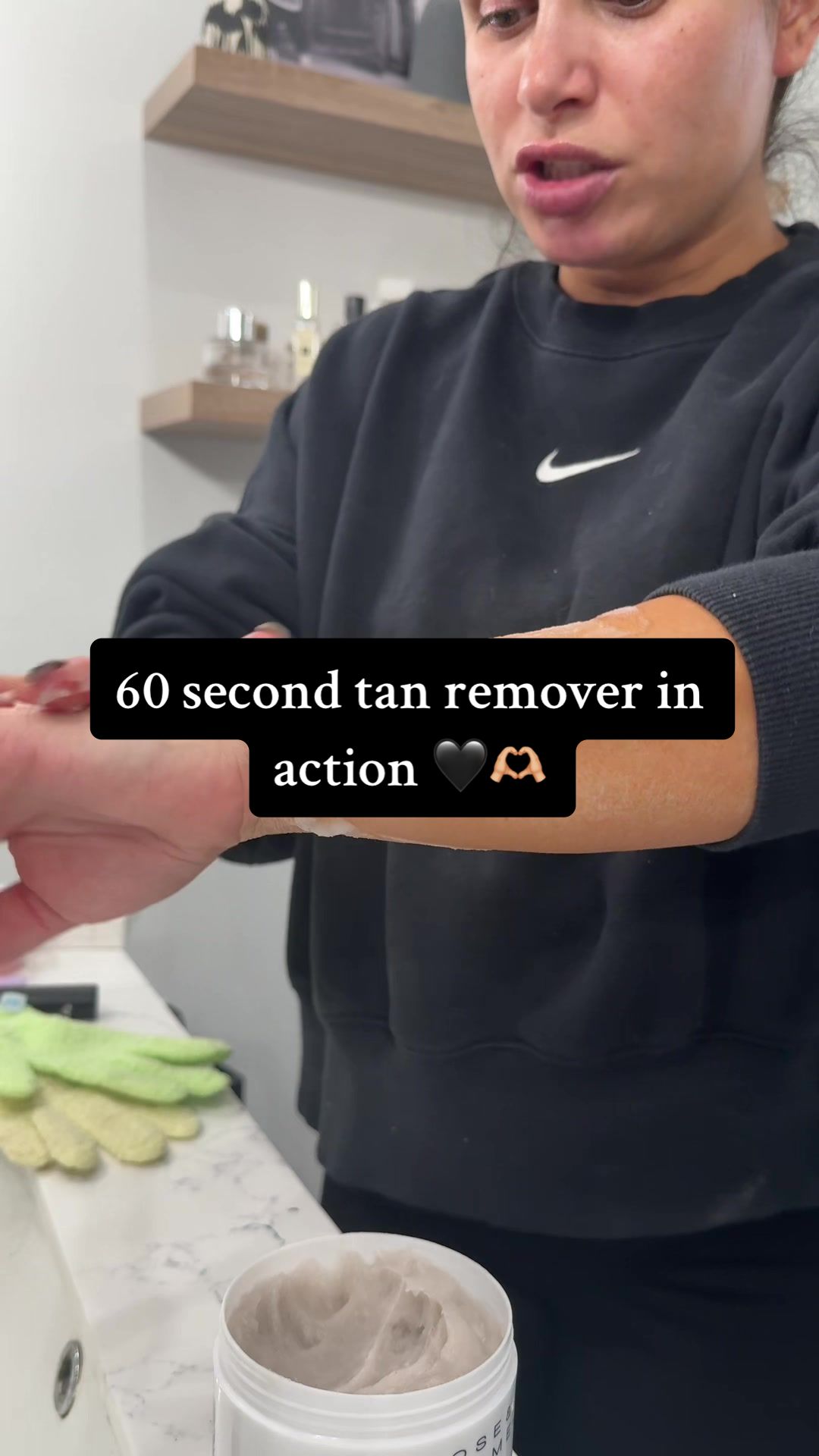 TikTok post by @thejuicewithjen for Rose & Caramel. Caption reads: [...] sale is a slayyyy.  @Rose & Caramel US  Ps:....