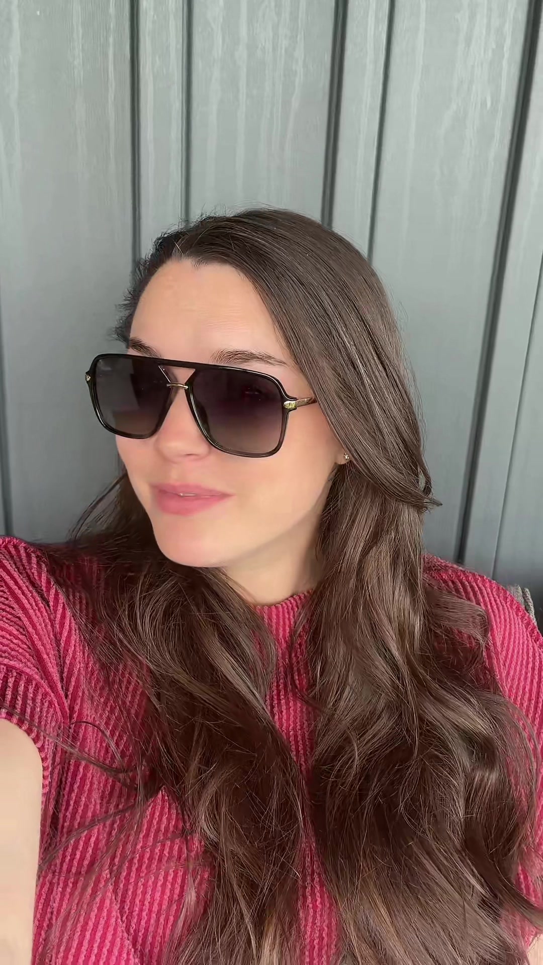 TikTok post by @cierrawarmanen for SOJOS. Caption reads: [...] #summeraccessories #glassesfashion....