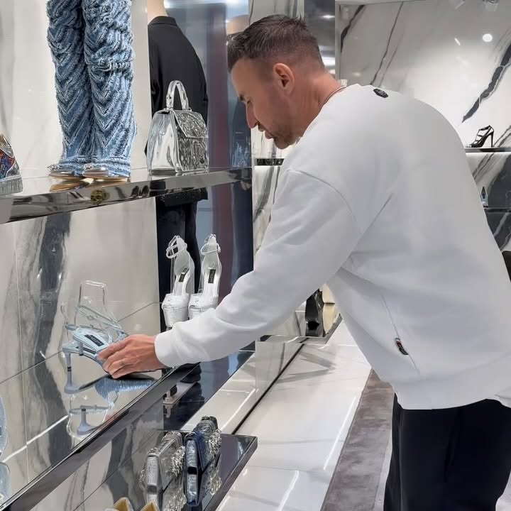 Instagram post by @philippplein for MOLIERA2. Caption reads: PHILIPP PLEIN WARSAW, POLAND 🇵🇱 IS ONE OF THE....