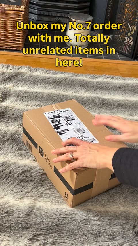 Instagram post by @latelywithmonica for No7. Caption reads: #AD Unboxing a little No7 order with me 🛍️✨ A....