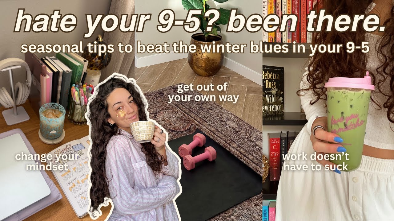 YouTube post by @AbbyAsselin for BetterDaysCo. Caption reads: tired of winter blues and 9-5 life? I was too....