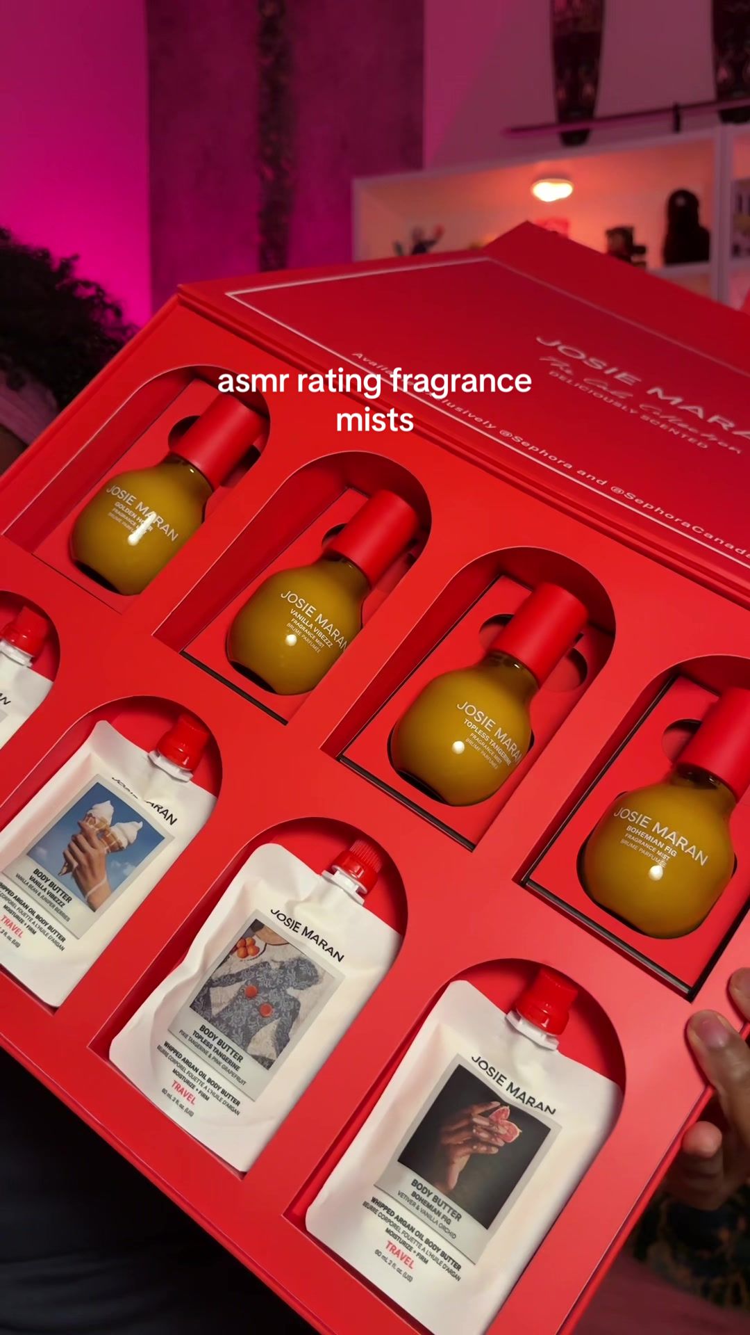 TikTok post by @itsdajaasmr for Josie Maran. Caption reads: I’ve worn Golden Hour almost everyday since I....