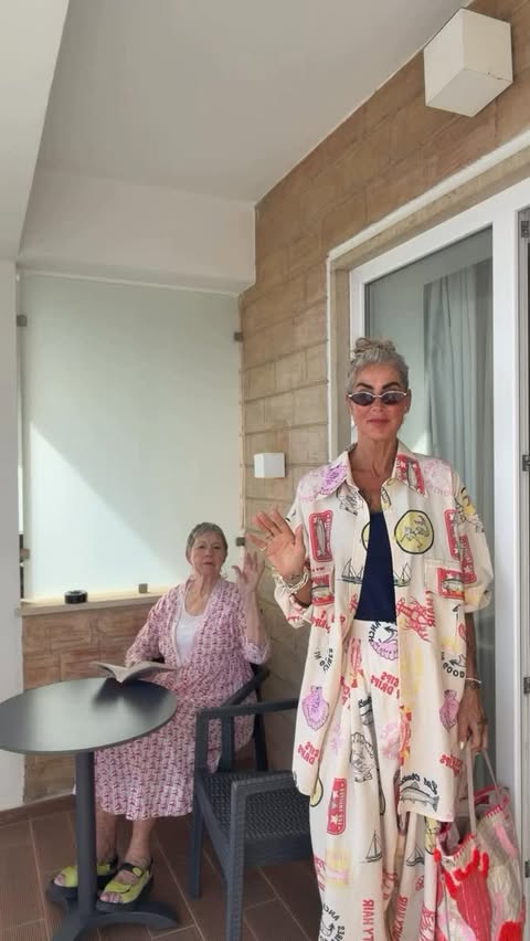 Instagram post by @astridiwantyouinmylife for Bright Swimwear. Caption reads: DAY 2 DAYTIME LOOK Check out my cute mum at the....