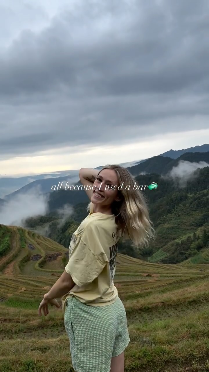 Instagram post by @bloomstudiosutah for VIORI. Caption reads: Viori isn’t just a shampoo and conditioner bar!....