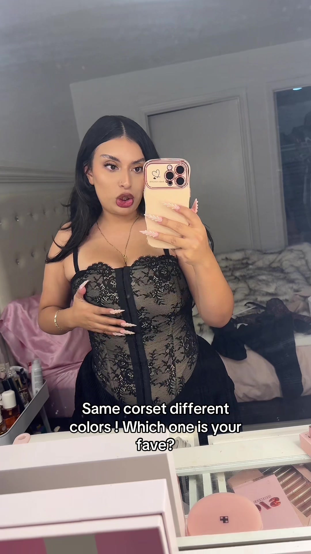 TikTok post by @prettygirlglaze for Popilush. Caption reads: [...] became my favorite so far! @Popilush LLC....
