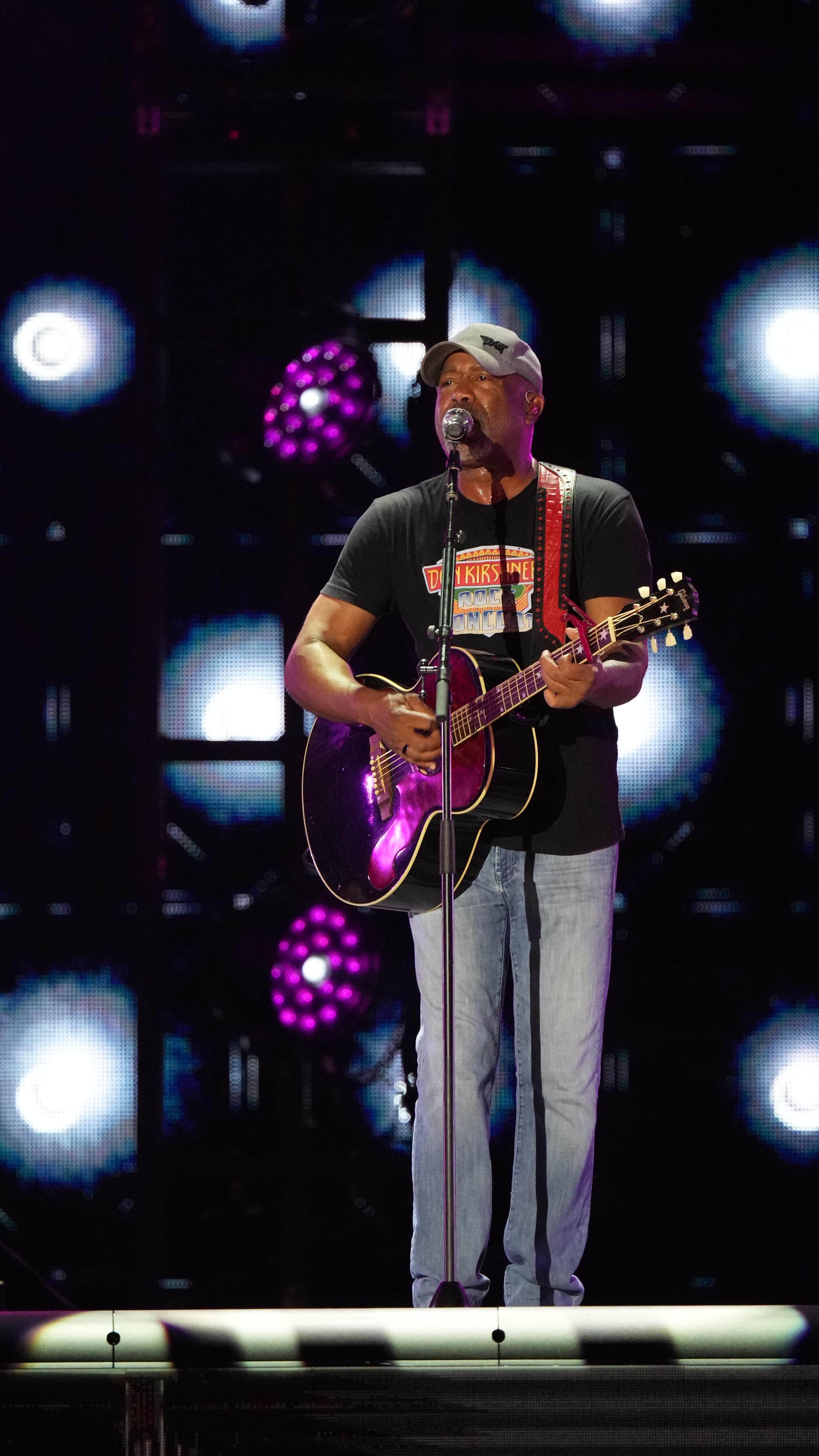 Instagram post by @dariusrucker for SOFI. Caption reads: Y’ALL KNOW THE WORDS! CMON AND SING ALONG NOW WITH....