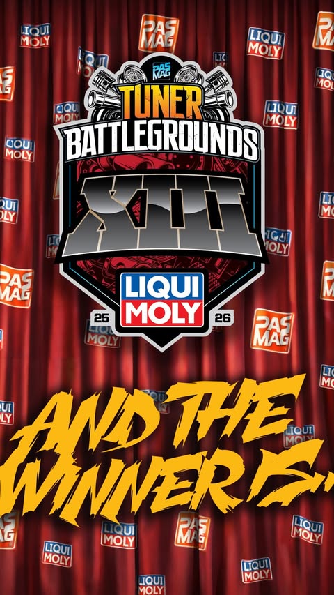 Instagram post by @rust_n_bust for LIQUI MOLY. Caption reads: [...] of Tuner Battlgrounds 13 presented by....