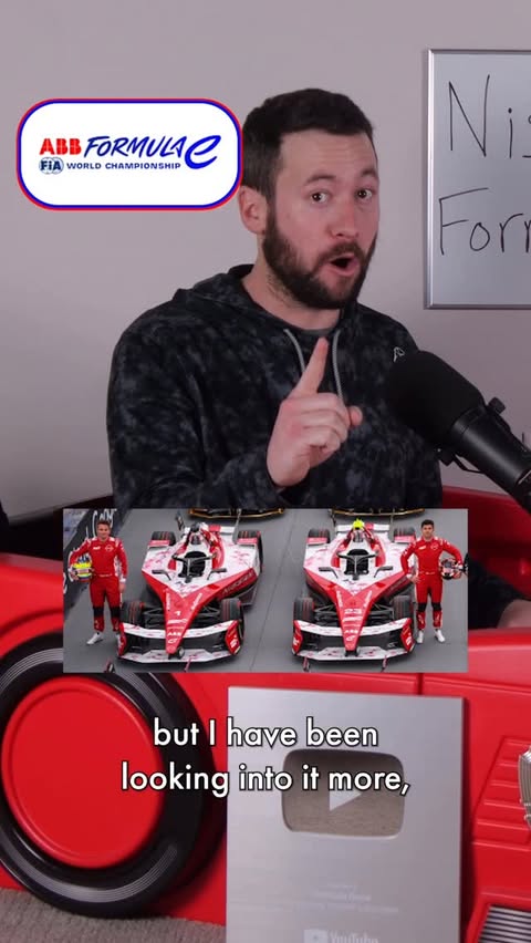 Instagram post by @formulabone for Nissan. Caption reads: [...] F1 fans should stop ignoring Formula E!....