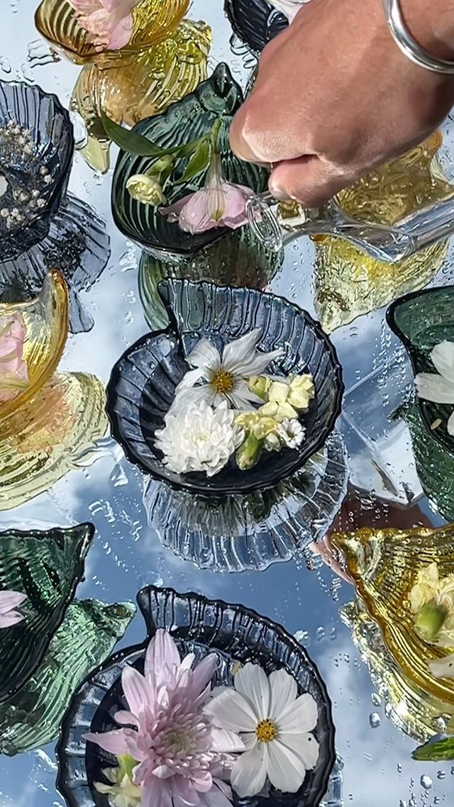 Instagram post by @jwhorner_ for Zara Home. Caption reads: Commission for @zarahome 🌷💦🐚.