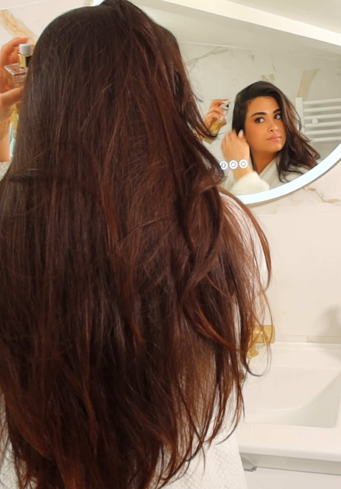 TikTok post by @hevishkoo for NUXE. Caption reads: Le meilleur moment de la semaine avec @Nuxe....